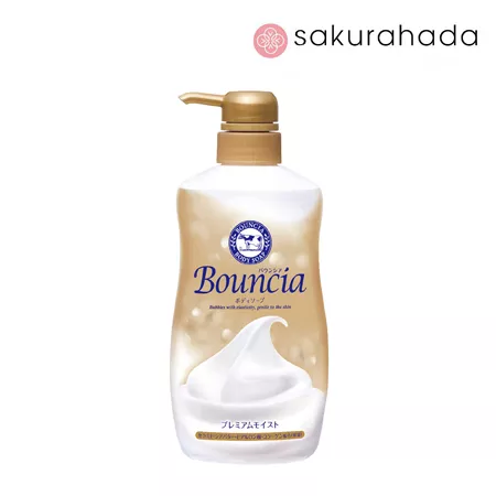 Гель для душа COW "Bouncia" Premium Moist с ароматом цветочного мыла (460 мл) 