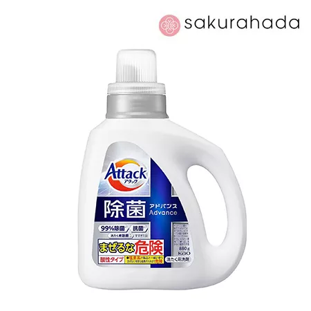 Гель для стирки КАО Attack Antibacterial с дезодорирующим и стерилизующим эффектом (880 гр.)