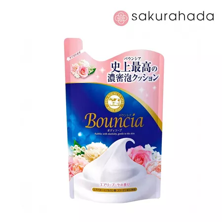 Гель для душа COW  "Bouncia" с цветочным ароматом, сменный блок (400 мл) 