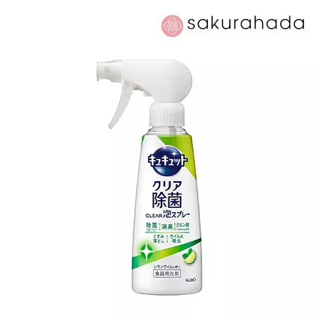 Спрей-пенка для мытья посуды KAO "CuCute" с ароматом лимона и лайма (280мл.)