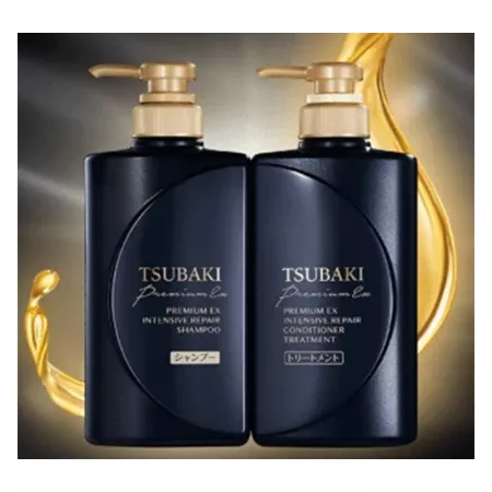 Шампунь восстанавливающий SHISEIDO TSUBAKI Premium EX Intensive Repair с маслом камелии, 450 мл Шампунь восстанавливающий SHISEIDO TSUBAKI Premium EX Intensive Repair с маслом камелии, 450 мл