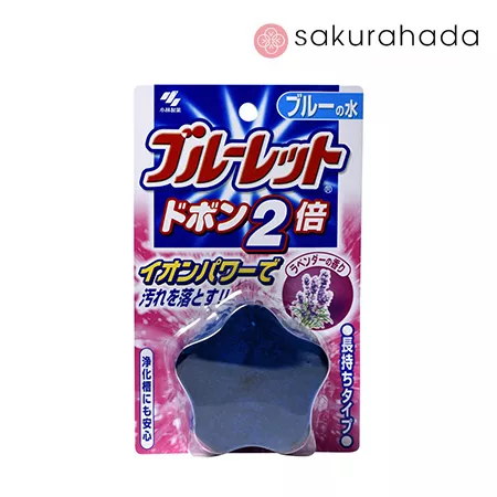 Таблетка для бачка унитаза KOBAYASHI Bluelet дезодорирующая, аромат лаванды (120гр.) Таблетка для бачка унитаза KOBAYASHI Bluelet дезодорирующая, аромат лаванды (120гр.)