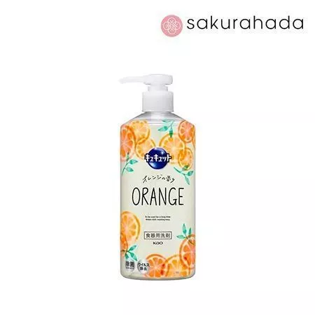 Средство для мытья посуды, овощей и фруктов KAO "CuCute Orange" с ароматом апельсина (480 мл.) Средство для мытья посуды, овощей и фруктов KAO "CuCute Orange" с ароматом апельсина (480 мл.)