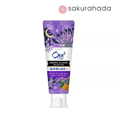 Зубная паста SUNSTAR Ora2 для белоснежных зубов, вкус лаванды и мяты (130гр.) Зубная паста SUNSTAR Ora2 для белоснежных зубов, вкус лаванды и мяты (130гр.)