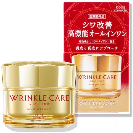 Крем-гель KOSE Grace One Wrinkle Care Moist Gel Cream многофункциональный против морщин (100гр.)