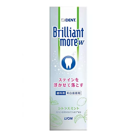 Зубная паста LION DENT Brilliant More отбеливающая, вкус цитруса и мяты (90 гр.)
