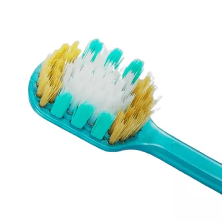 Зубная щетка EBISU Premium Care 7-row широкая, овальной формы, средней жесткости (1шт.)