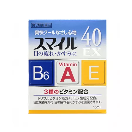 Капли для глаз LION Smile 40 EX освежающие (15 мл)