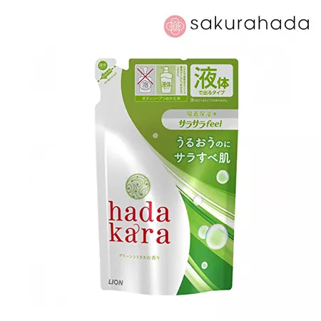 Гель для душа LION Hadakara увлажняющий с ароматом зеленых фруктов, сменный блок (340 мл.) Гель для душа LION Hadakara увлажняющий с ароматом зеленых фруктов, сменный блок (340 мл.)