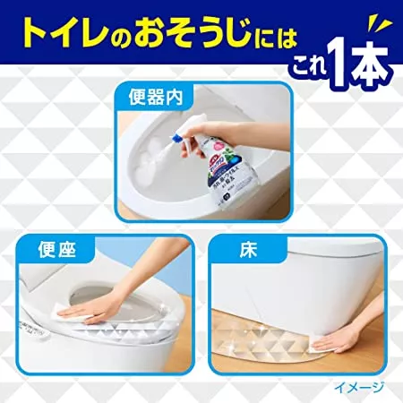 Спрей-пенка для очистки и дезодорации туалета  KAO Magiclean Deodorant&Clean, мята (350 мл.)