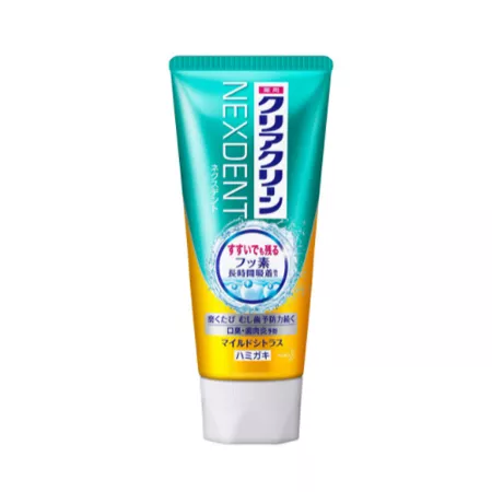 Зубная паста с микрогранулами KAO "Clear Clean NEXDENT Mild Citrus" комплексного действия, 130 гр. 