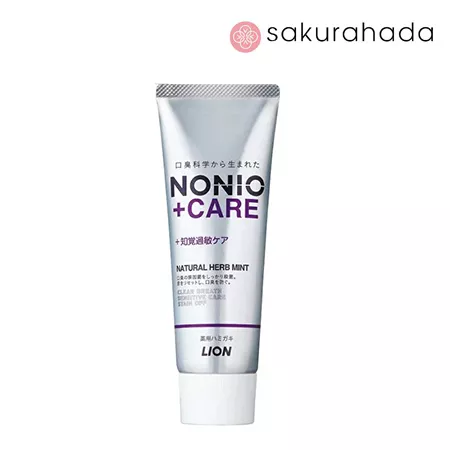 Зубная паста LION Nonio для чувствительных зубов,с ароматом трав и мяты, 130 г.