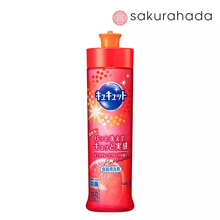 Средство для мытья посуды, овощей и фруктов KAO "CuCute" с ароматом грейпфрута (240 мл.)