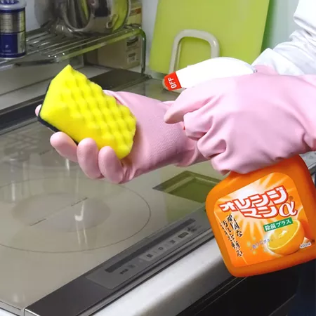 Универсальное дезодорирующее моющее средство YUWA "Orange Man" против стойких загрязнений (400мл.)