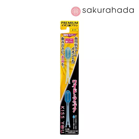 Сменные головки HUKUBA DENTAL для ионной зубной щетки ШИРОКОЙ ср. жесткости (2шт.)