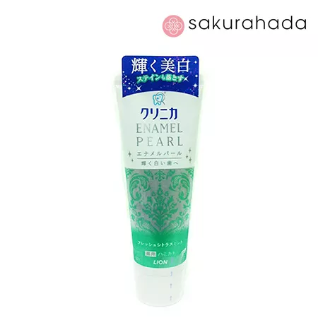 Зубная паста отбеливающая LION Clinica Enamel Pearl, со вкусом цитруса и мяты (130 г)