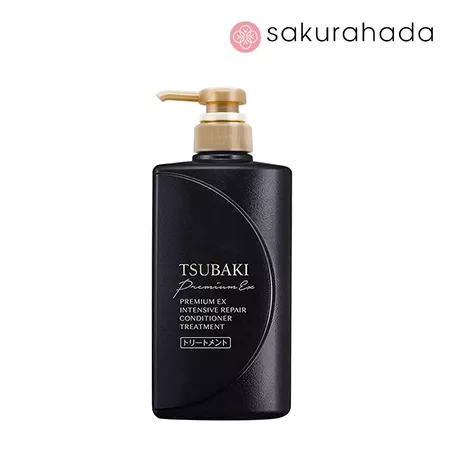 Бальзам SHISEIDO Tsubaki Premium EX с маслом камелии, интенсивное восстановление (450 мл.)
