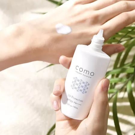 Солнцезащитный крем COMOACE SPF cream с экстрактом шелка, SPF 50 PA++++, 50 г.