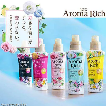 Парфюмированный кондиционер для белья LION "Soflan Aroma Rich Diana" (480 мл.) Парфюмированный кондиционер для белья LION "Soflan Aroma Rich Diana" (480 мл.)