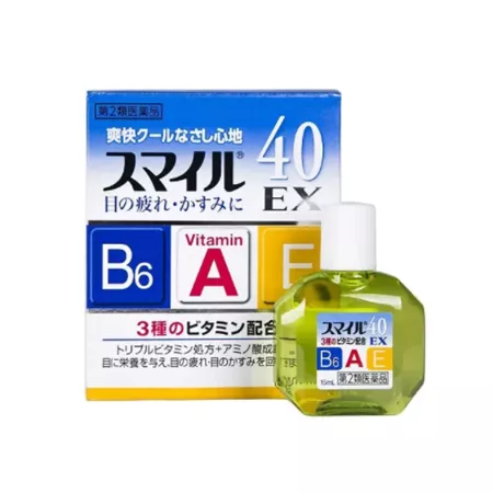 Капли для глаз LION Smile 40 EX освежающие (15 мл)