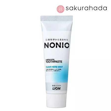 Зубная паста LION Nonio отбеливающего и освежающего действия с мятно-трав. вкусом, 130 гр. Зубная паста LION Nonio отбеливающего и освежающего действия с мятно-трав. вкусом, 130 гр.