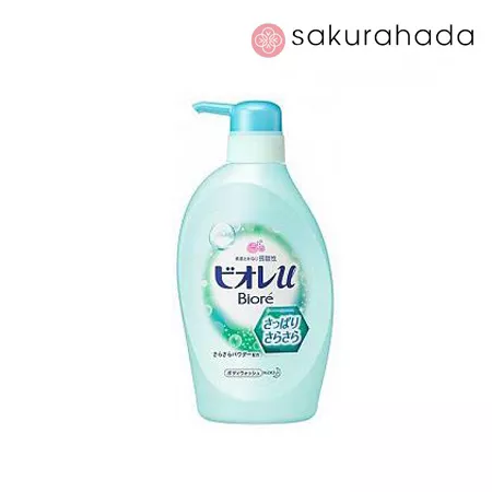 Мягкий гель для душа KAO Biore U, дезодорирующий, аромат трав и цитруса (480 мл.)