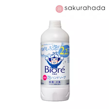 Жидкое мыло-пенка для рук  КAO "Biore U", легкий аромат цитруса, сменный блок (430 мл)