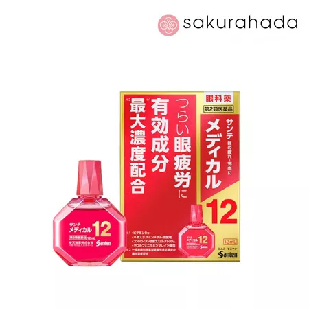 Капли для глаз SANTEN Medical 12 от усталости и покраснения (12 мл.)