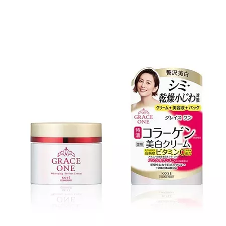 Крем отбеливающий KOSE Grace One питательный для возрастной кожи (100гр.)
