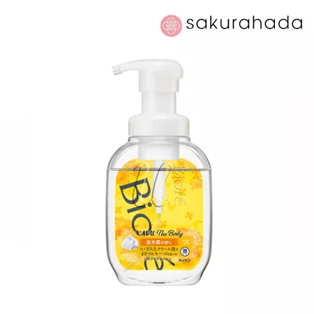 Пена для душа KAO Biore U Osmanthus увлажняющая с ароматом османтуса (540 мл.) Пена для душа KAO Biore U Osmanthus увлажняющая с ароматом османтуса (540 мл.)
