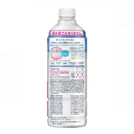 Пена для душа KAO "Biore U Pure Savon" увлажняющая с ароматом цветочного мыла, сменный блок 440 мл