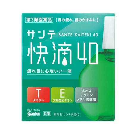 Капли для глаз SANTE Kaiteki, витаминные, антивозрастные (15 мл.)