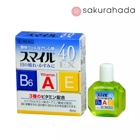 Капли для глаз LION Smile 40 EX освежающие (15 мл)