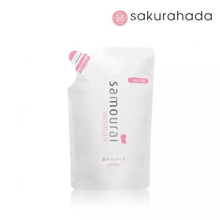 Гель для душа SPR  Samourai Woman, увлажняющий аромат цветов и фруктов, мягкая упаковка (400 мл.)