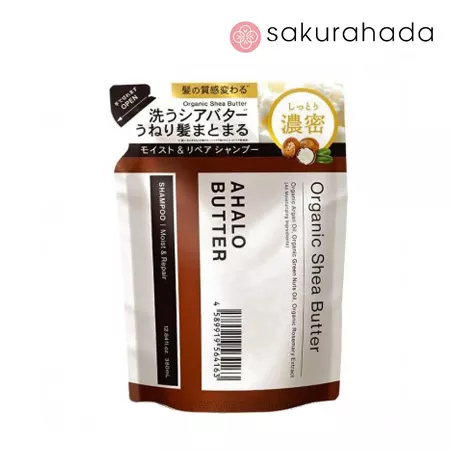 Шампунь Ahalo Butter Moist&Repair Shampoo с органическими маслами, мягкая упаковка (380 мл.)