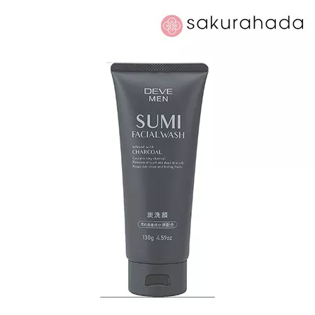 Пенка KUMANO YUSHI Deve Men глубокоочищающая с древестным углем (130 гр.)