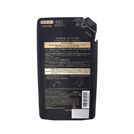 Шампунь SHISEIDO Tsubaki Premium EX с маслом камелии, интенсивное восстановление, рефил (300 мл.)