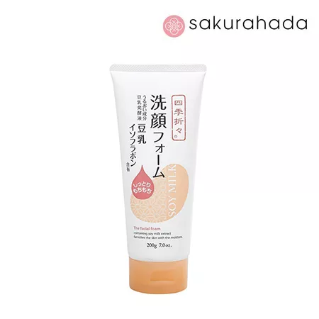 Пенка KUMANO YUSHI Shikioriori Soy Milk очищающая с изофлавонами сои (200 гр.)