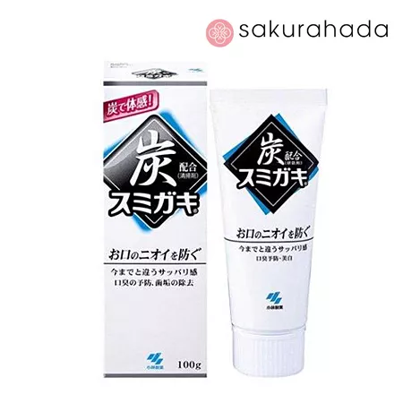 Зубная паста KOBAYASHI "Sumigaki" освежающая с древесным углем, со вкусом мяты (100 гр.) Зубная паста KOBAYASHI "Sumigaki" освежающая с древесным углем, со вкусом мяты (100 гр.)