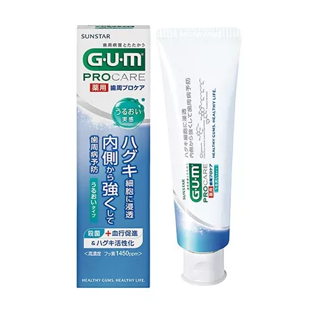 Зубная паста SUNSTAR Gum ProCare для профилактики болезней десен с маслом авокадо, мята (90гр.)