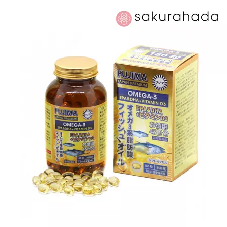 Комплекс FUJIMA Омега-3 с витамином Д (180 шт на 45 дней)