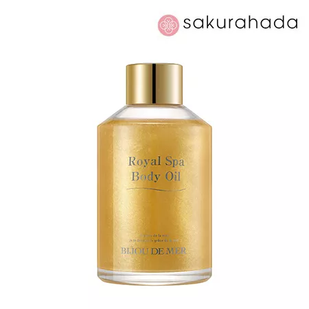 Антицеллюлитное масло для тела BIJOU DE MER ROYALSPA Golden Body Oil с эффектом сияния (190 мл)
