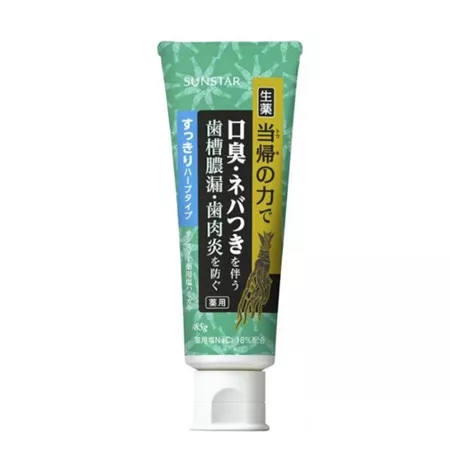 Зубная паста SUNSTAR Salt Toothpaste с лечебной солью и витаминами, вкус мяты и трав (85 гр.)