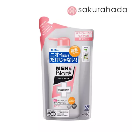 Гель для душа КAO Biore Men's антибактериальный с цветочным ароматом, сменный блок (380 мл) Гель для душа КAO Biore Men's антибактериальный с цветочным ароматом, сменный блок (380 мл)