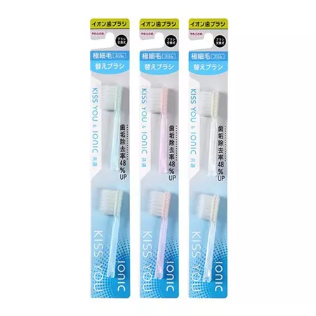 Сменные головки HUKUBA DENTAL для ионной зубной щетки КОМПАКТНОЙ, мягкой (2шт.)