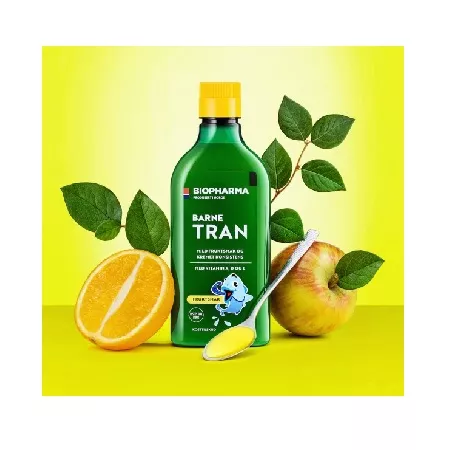 Комплекс Омега-3 детский Biopharma Barne Tran Omega-3 со вкусом фруктов (375 мл)