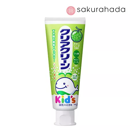 Зубная паста для детей с мягкими микрогранулами KAO "Clear Clean Grape" со вкусом дыни, 70 гр Зубная паста для детей с мягкими микрогранулами KAO "Clear Clean Grape" со вкусом дыни, 70 гр
