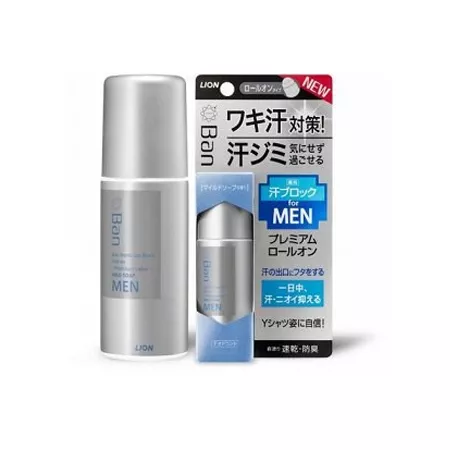 Мужской дезодорант-антиперспирант LION "Ban" Premium Label с ароматом мыла (40 мл.)