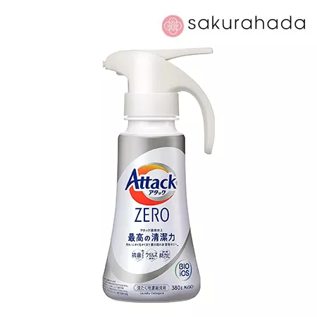 Гель для стирки КАО Attack Zero One, антибактериальный, аромат морского бриза и зелени (380 гр.)