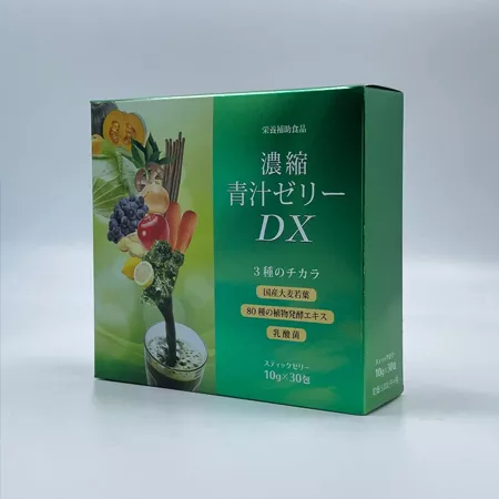 Аодзиру в форме желе SAKAESHINYAKU DX с лактобактериями (30 пак)